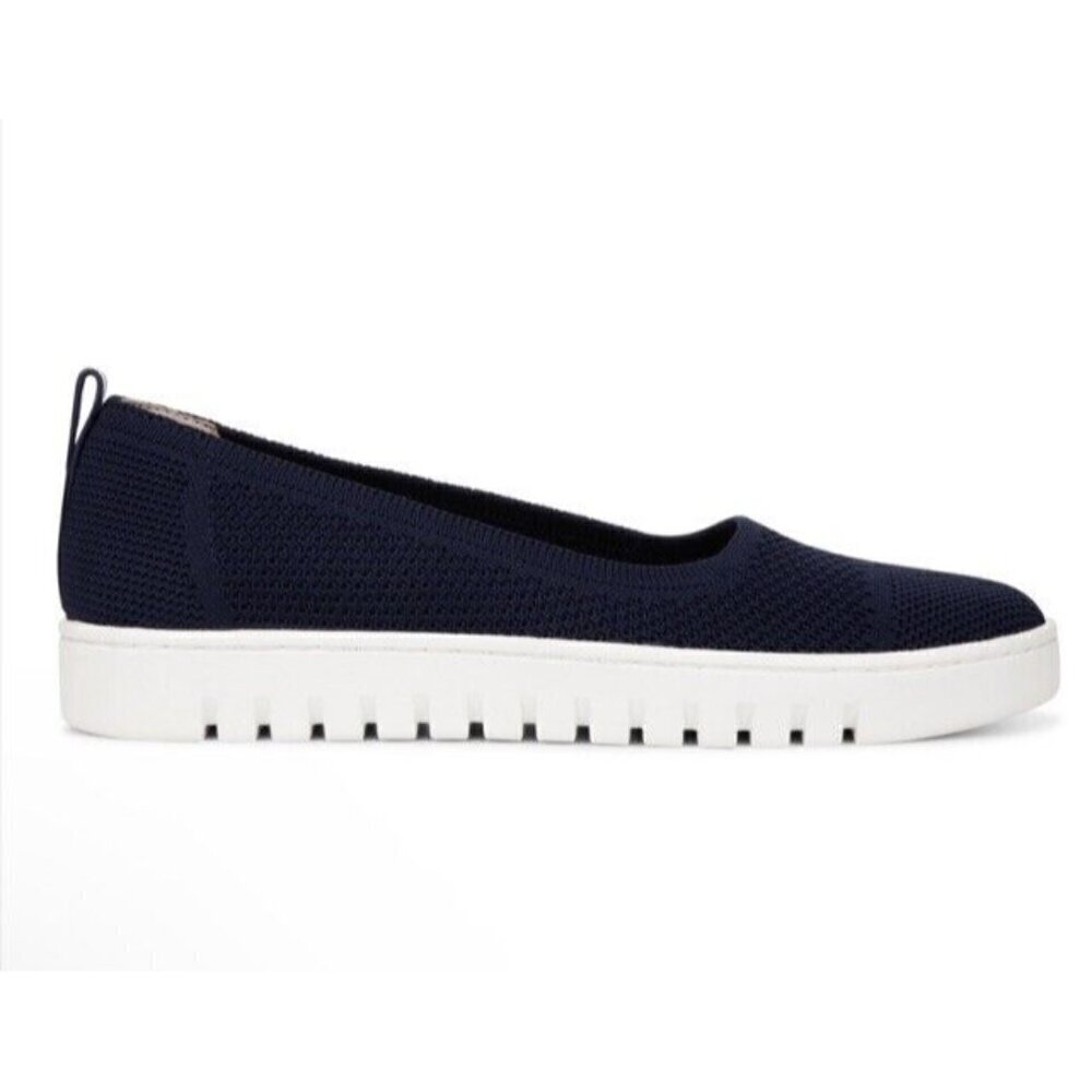 Vionic Uptown Slimmer Knit Womens 5 Navy Blue Arch Support New - Picture 3 of 10